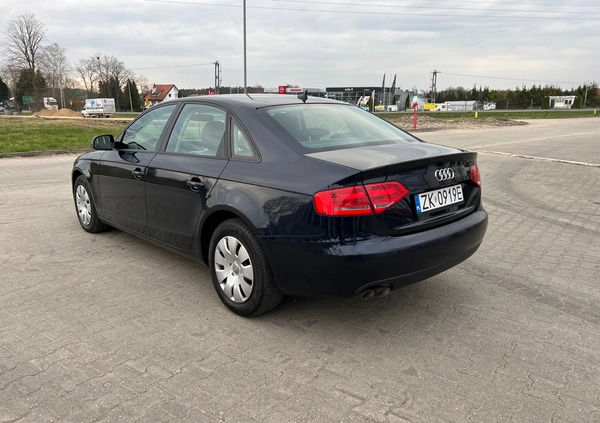 Audi A4 cena 31900 przebieg: 194000, rok produkcji 2010 z Koszalin małe 154